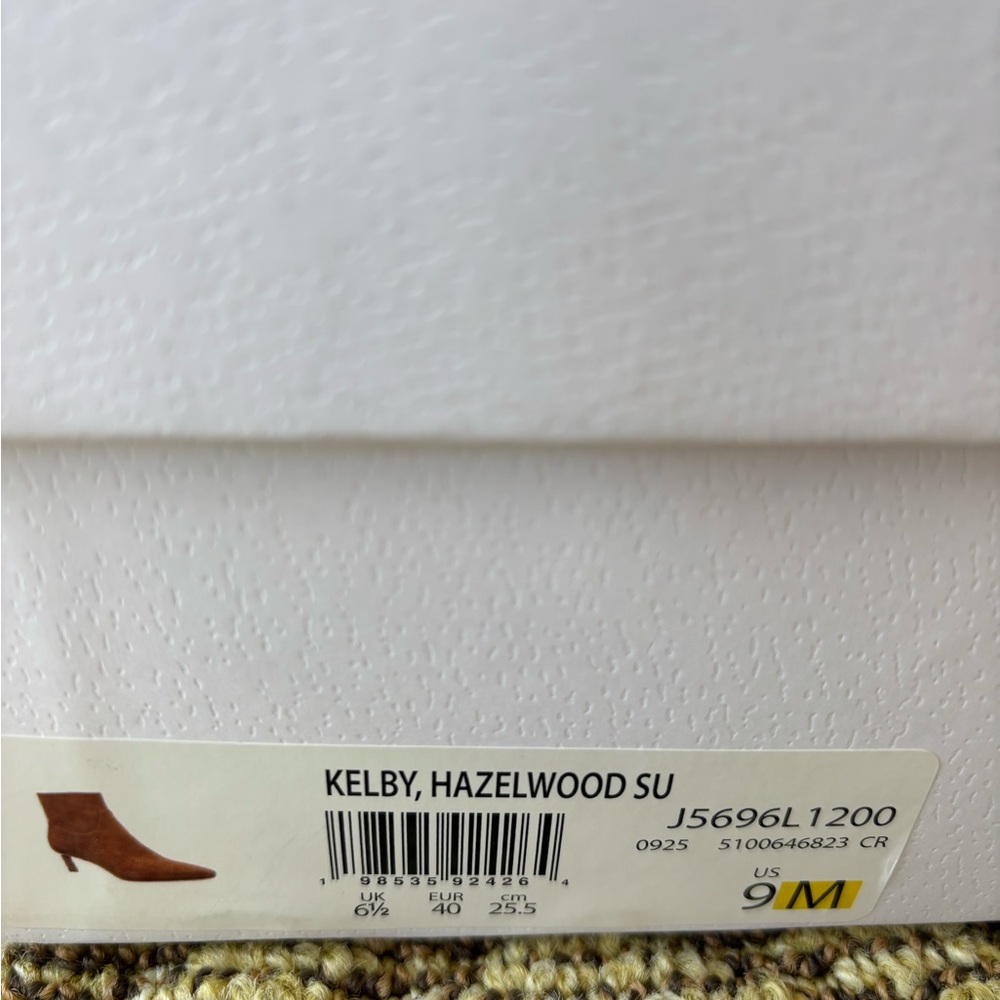 Veronica Beard Kelby Suede Ankle Boots color Hazelwood - Picture 7 of 10